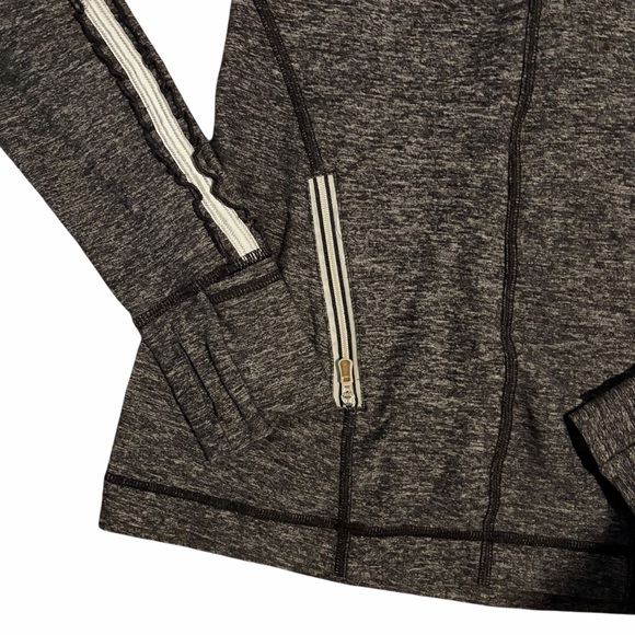 Lululemon Jacket Full Zip Running Grey Size 6 - Picture 3 of 6